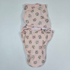 Disney Baby Aden + Anais Essentials Princess Swaddle Wrap Blanket Pink 0-3M